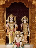 Bhagwan Shri Ram, Shri Sitaji and Shri Hanumanji